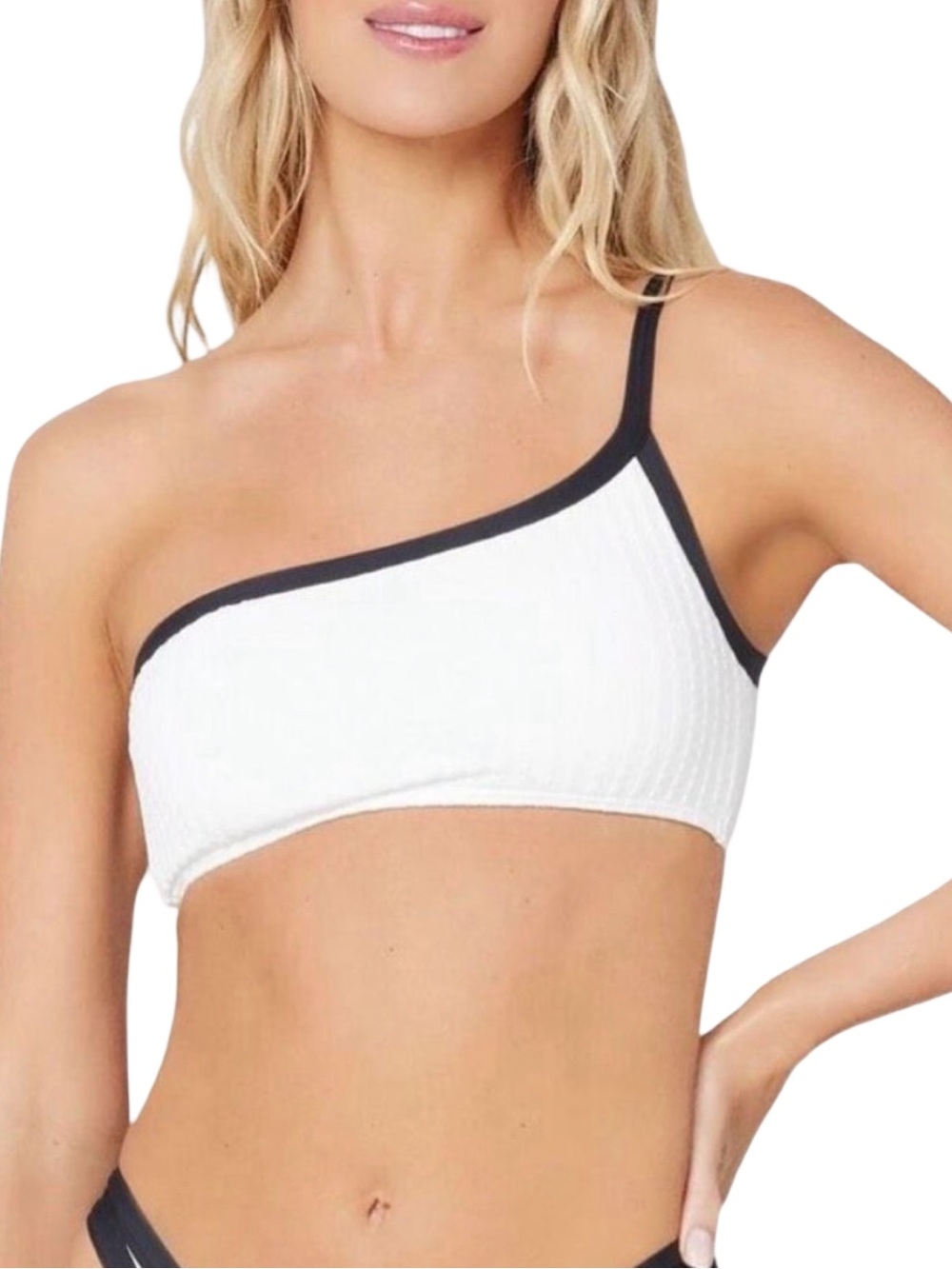 L*Space Axel One Shoulder Bikini Top - Size Medium